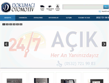 Tablet Screenshot of dokumacioto.com